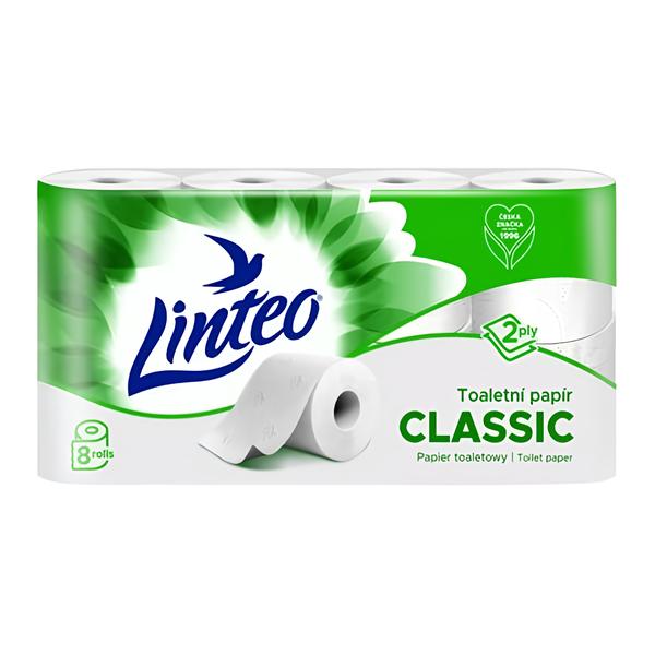 Linteo Toaletní papír CLASSIC 2vrstvý, 8 rolí Košík.cz