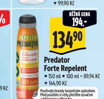 Predator Forte Repelent 150 ml Albert
