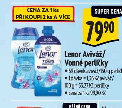 Lenor Aviváž/ Vonné perličky 59 dávek /150 g Albert