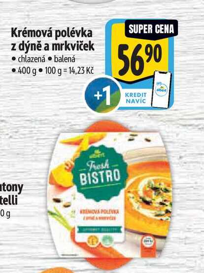 Krémová polévka z dýně a mrkviček 400 g