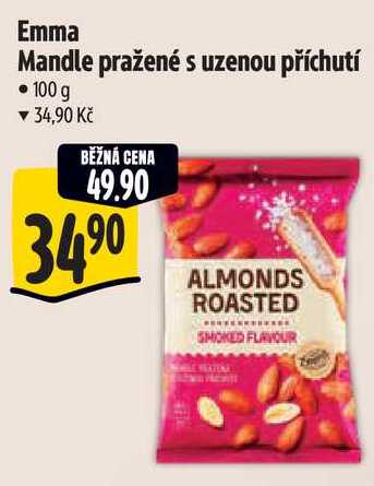 Emma Mandle pražené s uzenou příchutí, 100 g