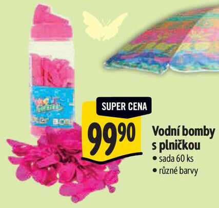 Vodní bomby s plničkou Albert