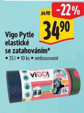 Vigo Pytle elastické se zatahováním 35 l, 10 ks Albert