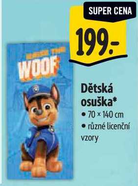 Dětská osuška