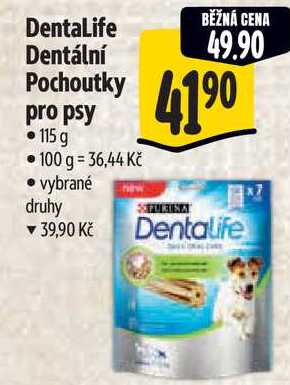 DentaLife Dentální Pochoutky pro psy, 115 g 