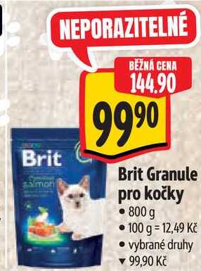 Brit Granule pro kočky, 800 g 