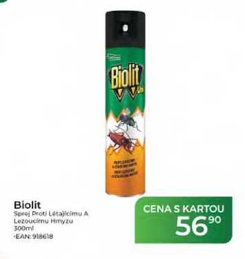 Biolit Sprej Proti Létajícímu A Lezoucímu Hmyzu 300ml Tamda Foods