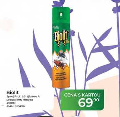 Biolit Sprej Proti Létajícímu A Lezoucímu Hmyzu 400ml Tamda Foods