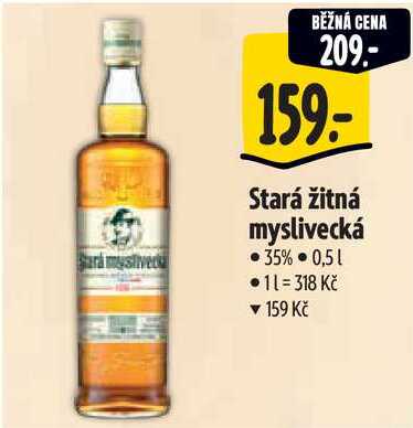 Stará žitná myslivecká, 0,5 l