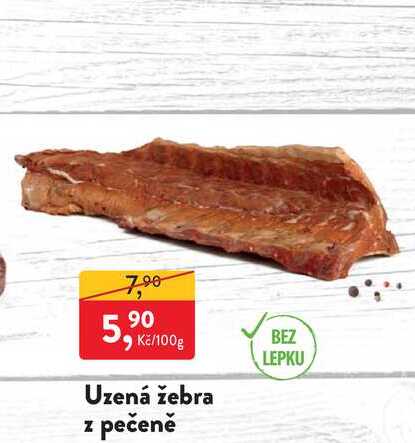 Uzená žebra z pečeně 100g