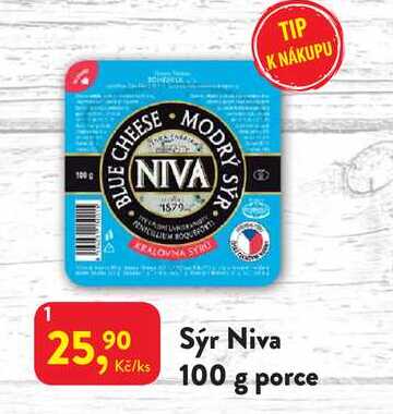 Sýr Niva 100 g porce
