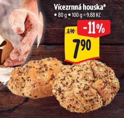 Vícezrnná houska, 80 g