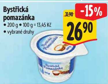 Bystřická pomazánka, 200 g