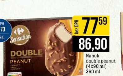 Nanuk double peanut (4x90 ml) 360 ml 