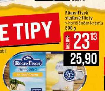 RügenFisch sledové filety v hořčičném krému 200 g