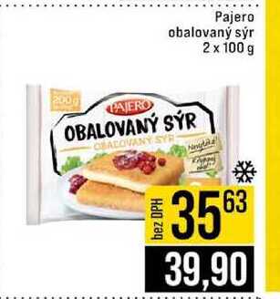 Pajero obalovaný sýr 2 x 100 g