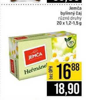 Jemča bylinný čaj různé druhy 20 x 1,2-1,5 g