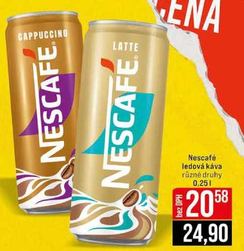 Nescafé ledová káva různé druhy 0,25l