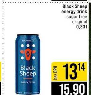 Black Sheep energy drink sugar free original 0,33l