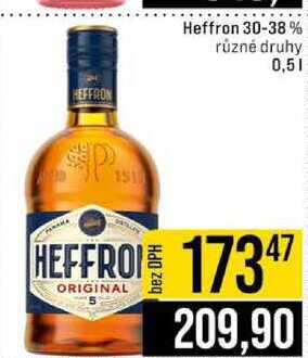 Heffron 30-38% různé druhy 0,5l