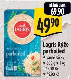 Lagris Rýže parboiled, 800 g