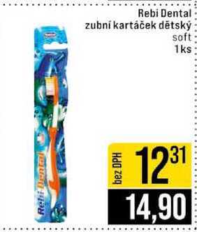 Rebi Dental zubní kartáček dětský soft 1ks JIP