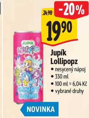 Jupík Lollipopz, 330 ml Albert