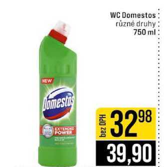 WC Domestos různé druhy 750 ml JIP