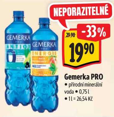 Gemerka PRO, 0,75 l