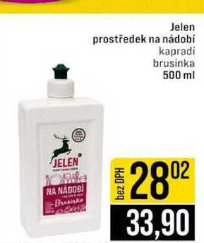 Jelen prostředek na nádobí kapradi brusinka 500 ml JIP