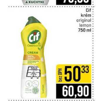 Cif krém original lemon 750 ml JIP