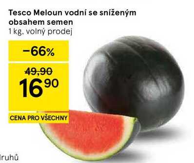 Tesco Meloun vodní se sníženým obsahem semen, 1 kg