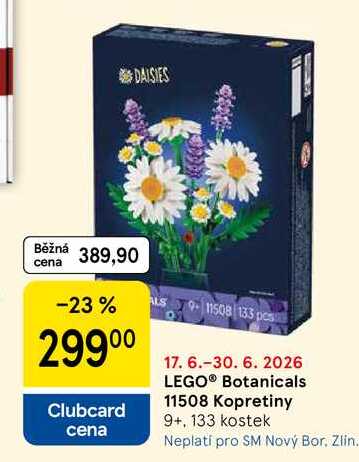 LEGO® Botanicals 11508 Kopretiny 9+, 133 kostek Tesco