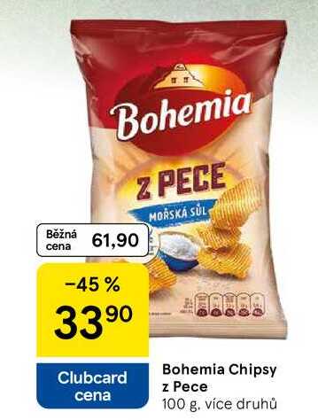 Bohemia Chipsy z Pece, 100 g, více druhů