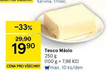 Tesco Máslo, 250 g 
