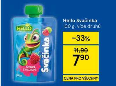 Hello Svačinka, 100 g, více druhů Tesco