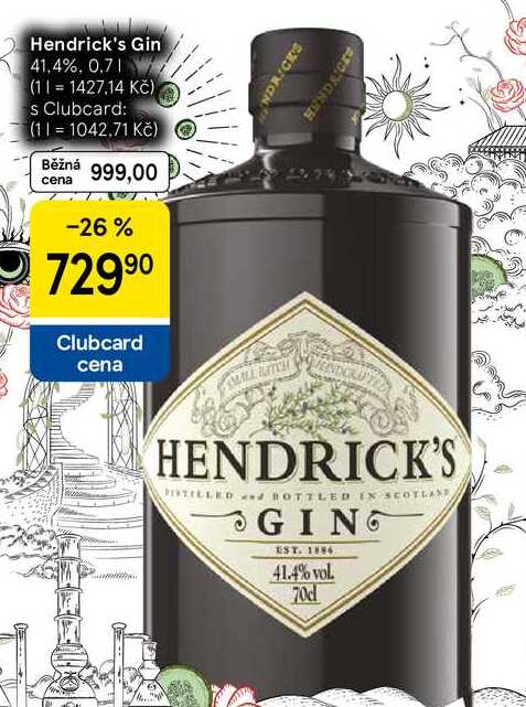 Hendrick's Gin 41,4%, 0.7 l