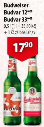 Budweiser Budvar 33, 0,5 l