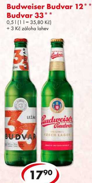 Budweiser Budvar 12, 0,5 l