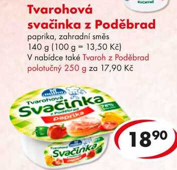 Tvarohová с svačinka z Poděbrad, 140 g