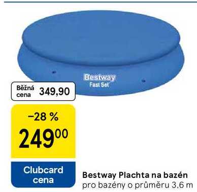 Bestway Plachta na bazén, pro bazény o průměru 3.6 m Tesco