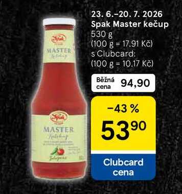 Spak Master kečup, 530 g