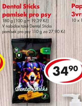 Dental Sticks pamlsek pro psy, 180 g