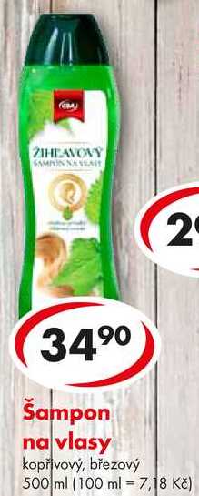 Šampon na vlasy, 500 ml CBA
