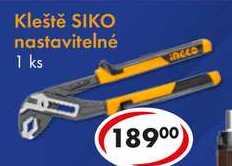 Kleště SIKO nastavitelné