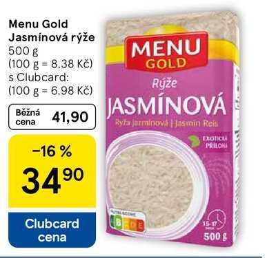 Menu Gold Jasmínová rýže, 500 g 