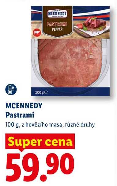 MCENNEDY Pastrami, 100 g