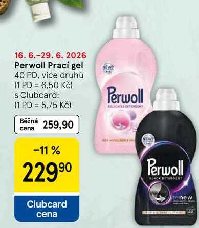 Perwoll Prací gel, 40 PD, více druhů