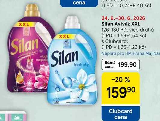 Silan Aviváž XXL, 126-130 PD, více druhů Tesco
