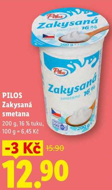 PILOS Zakysaná smetana, 200 g